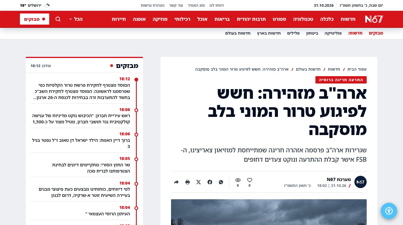 אתר חדשות שגוגל מבין וקוראים חוזרים אליו