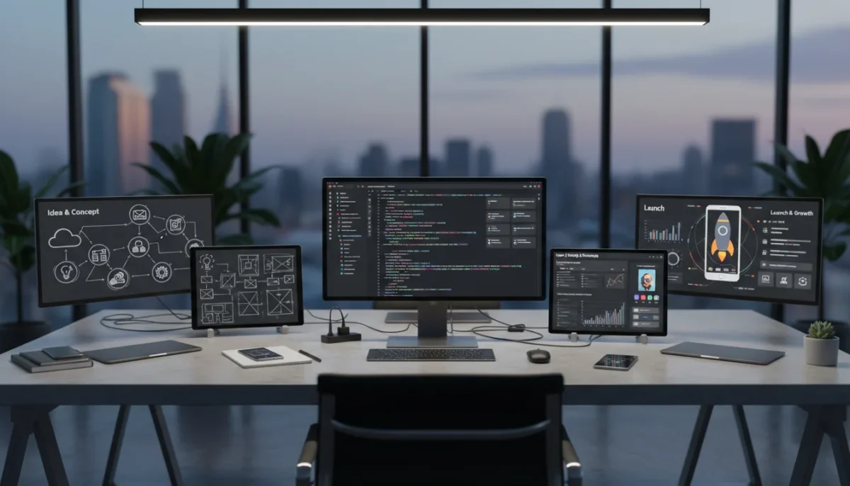 מאחורי הקלעים: תהליך הפיתוח המלא של אפליקציה מובילה - מרעיון ועד השקה